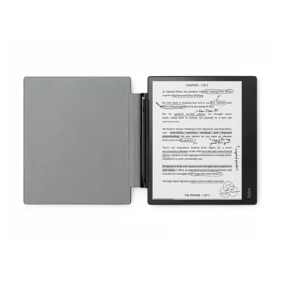 Kobo SleepCover per Elipsa 2E aperta Kobo SleepCover per Elipsa 2E, nero, aperta