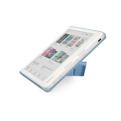 Kobo SleepCover per Libra Colour, blu crepuscolo, in modalità supporto