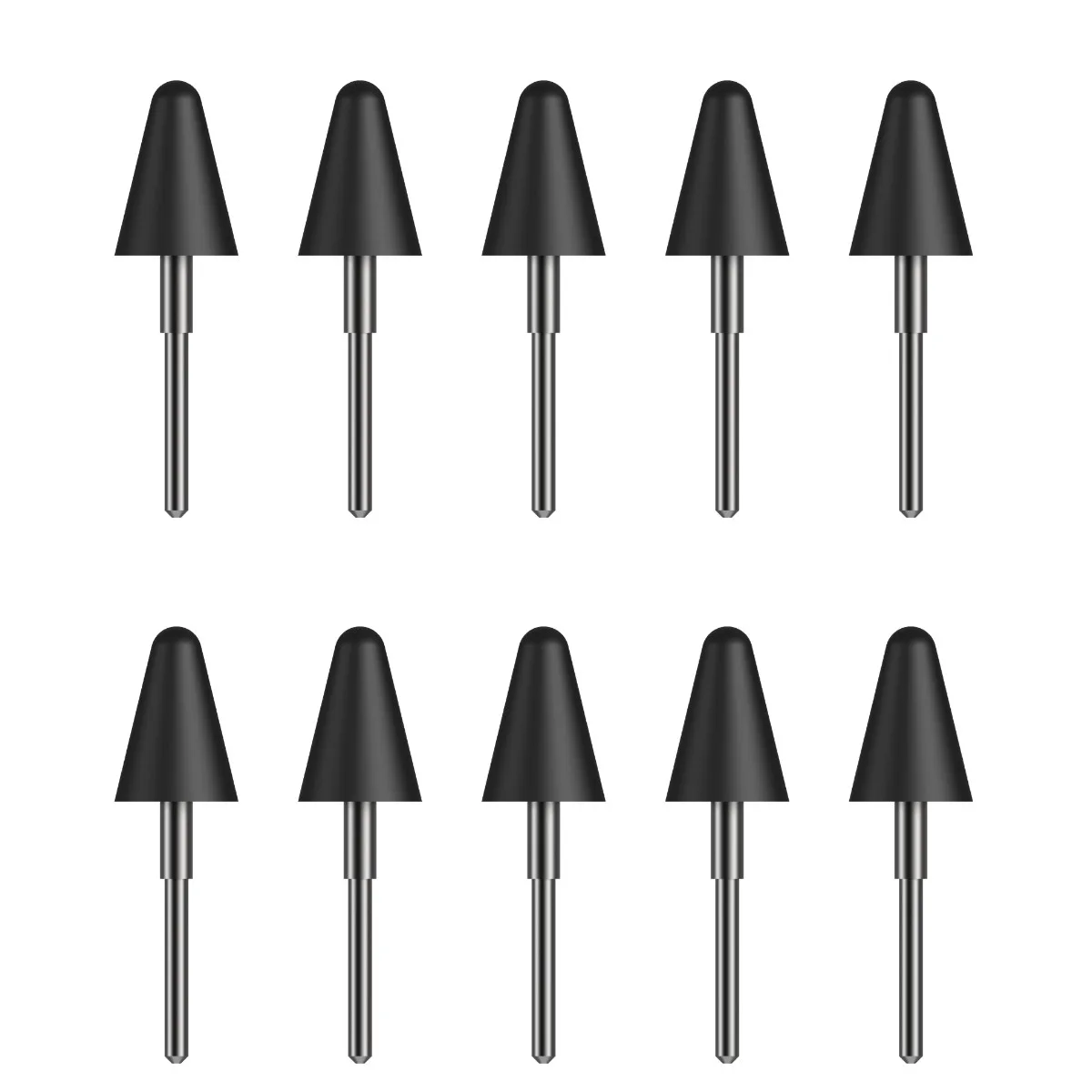 Kobo punte sostitutive per Kobo Stylus 2, confezione da 10, nere, punte di ricambio