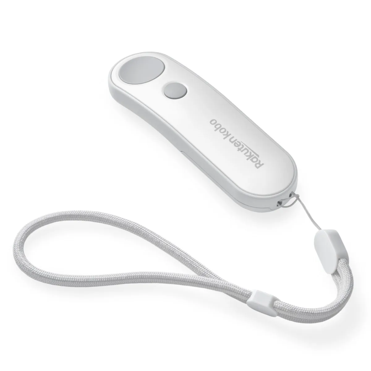 Kobo Remote telecomando Bluetooth volta pagina per eReader, bianco, con laccetto da polso